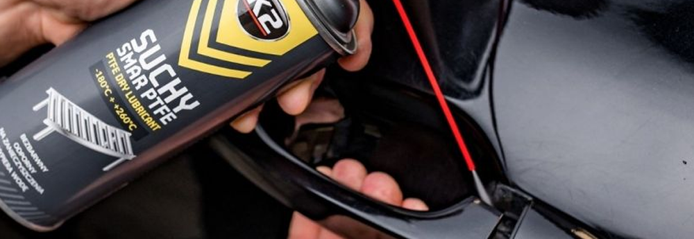 Smar z teflonem K2 suchy bezbarwny PTFE 400ml - W120