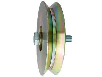 Rolka bramowa JEZDNA METALOWA fi117 NA KĄTOWNIK - RJK-117-22