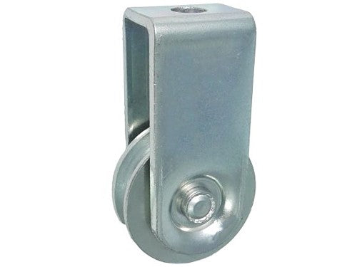 Rolka bramowa JEZDNA METALOWA 44/8mm NA LINKĘ z mocowaniem - CMM44/8Ł