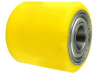 Rolka wózka paletowego aluminiowo-poliuretanowa 80x80mm - RAP-80-80