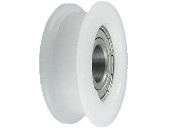 Rolka 40mm tworzywowa profilowana z łożyskiem - C40/9Ł/12