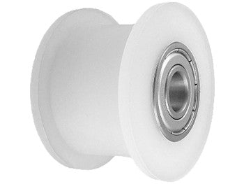 Rolka 45mm tworzywowa profilowana z łożyskiem - C45/24Ł/10