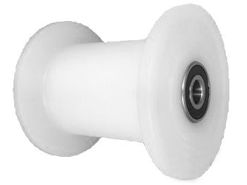 Rolka 90mm tworzywowa profilowana z łożyskiem - C90/75Ł/15