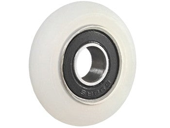 Rolka 30mm tworzywowa zaokrąglona do bramy - RC-30-8/8