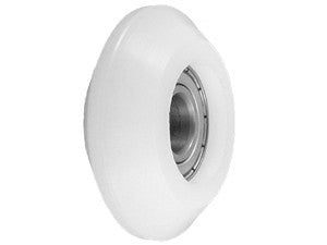 Rolka 50mm tworzywowa zaokrąglona do bramy - RC-50-17/12