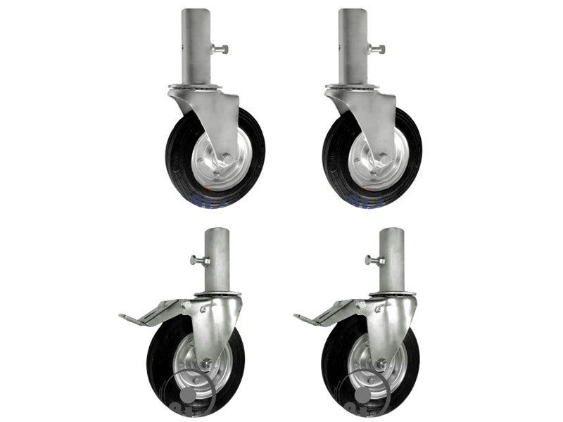 KOŁA 200mm do RUSZTOWANIA warszawskiego ZESTAW