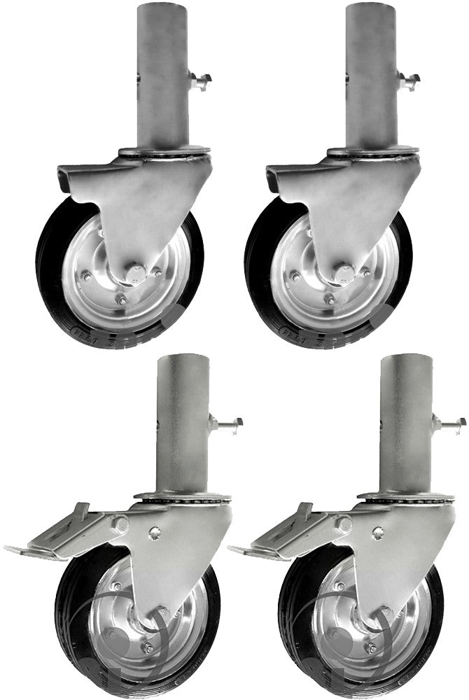 KOŁA 160mm do RUSZTOWANIA warszawskiego ZESTAW