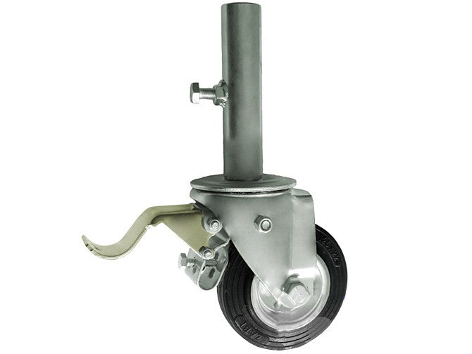 Koło 125mm do RUSZTOWANIA WARSZAWSKIEGO z hamulcem - ZR25H
