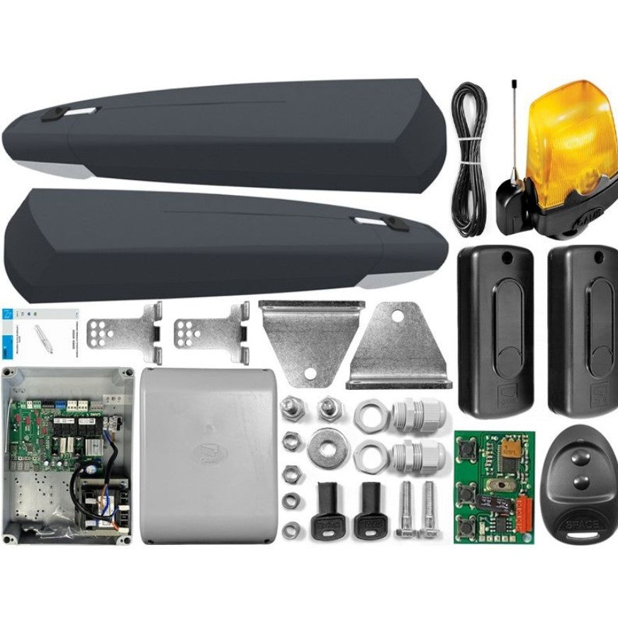 NAPĘD bramy wjazdowej do 2m CAME AXI 20 SAFE + Lampa