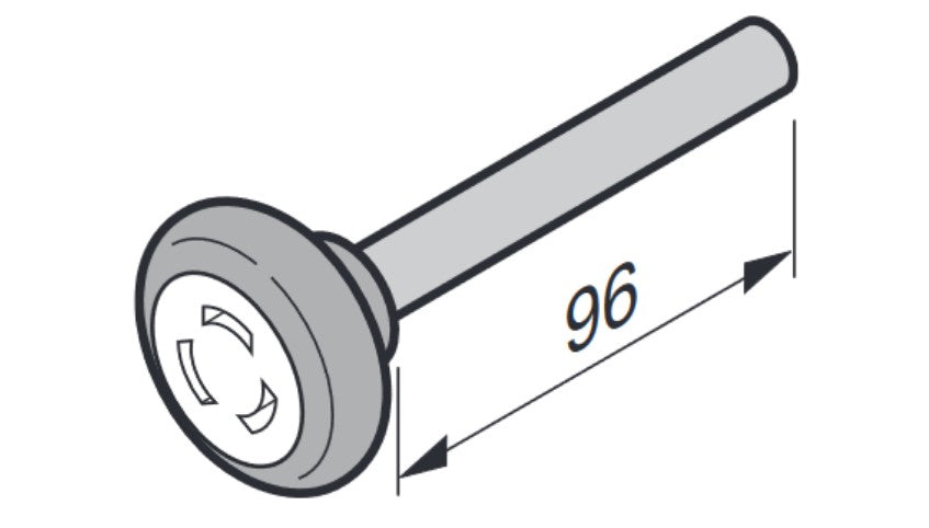 Rolka bieżna z osią do bramy HORMANN - 3047259