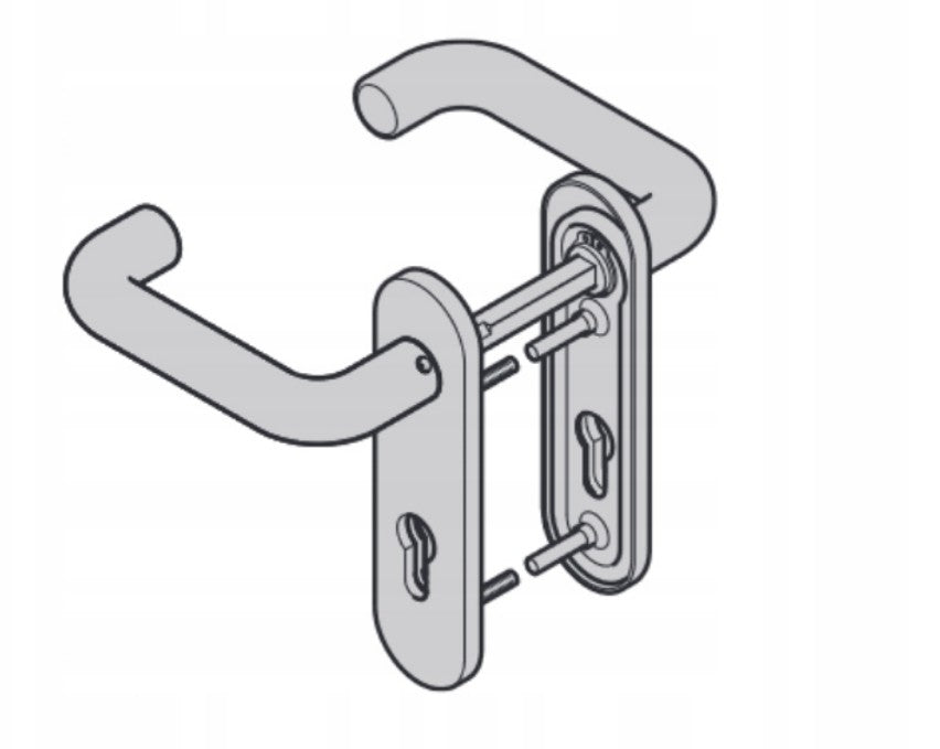 Klamka do drzwi technicznych HORMANN ZK OIT - 534820