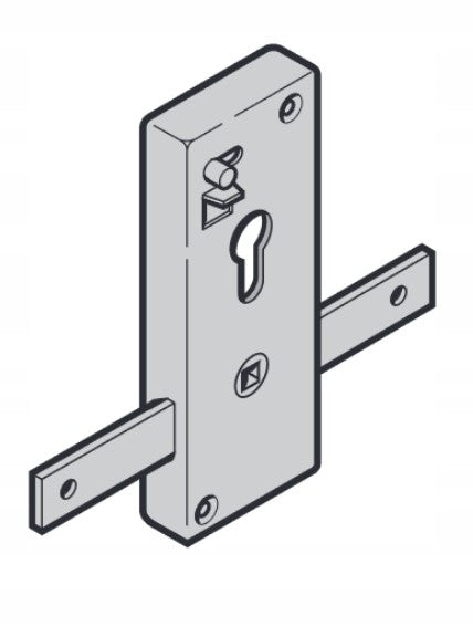 Zamek typ PZ do bram garażowych Hormann - 3039949