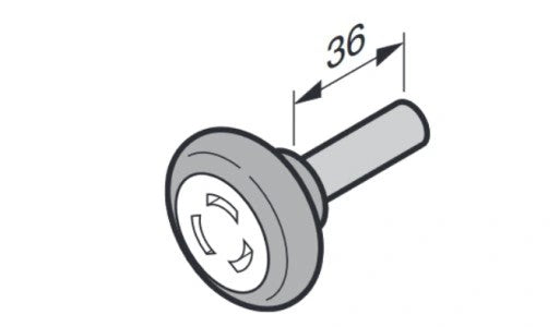 Rolka bieżna dolna krótka BRAMY HORMANN - 3040311