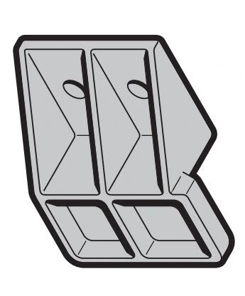 DOLNY ELEMENT ROLKI LEWY do bramy HORMANN 1045505