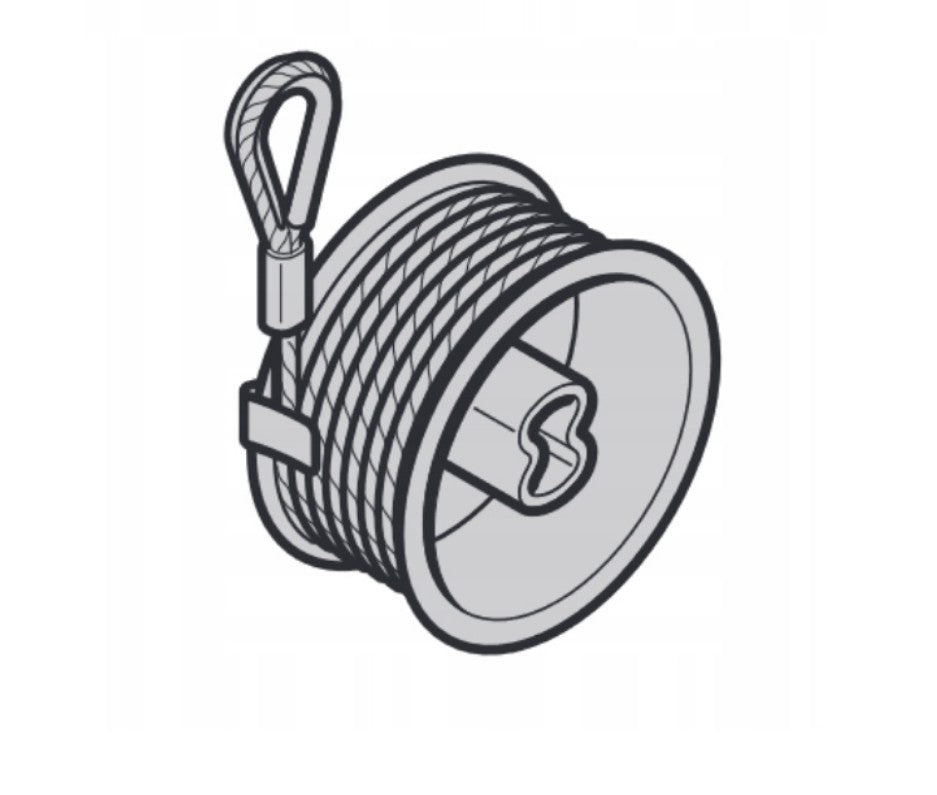 Bęben linowy lewy z liną do bram garażowych Hormann - 3080093