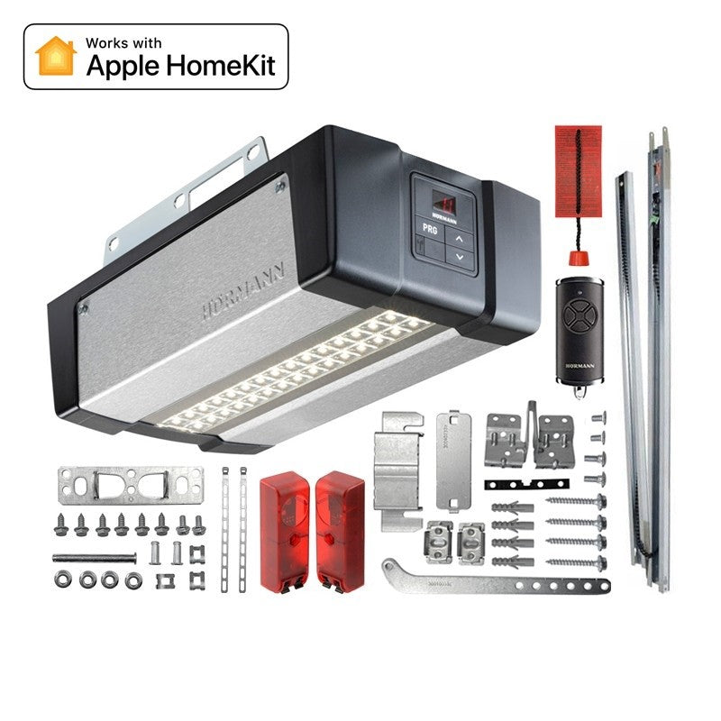 NAPĘD HORMANN SupraMatic P4 do bramy garażowej + szyna K + fotokomórki + Sterownik Apple HomeKit