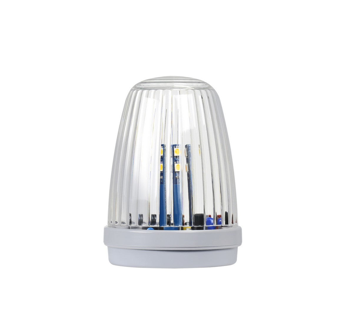 Lampa sygnalizacyjna do bramy PROXIMA KOGUT 24V 230V biała LED ANTENA