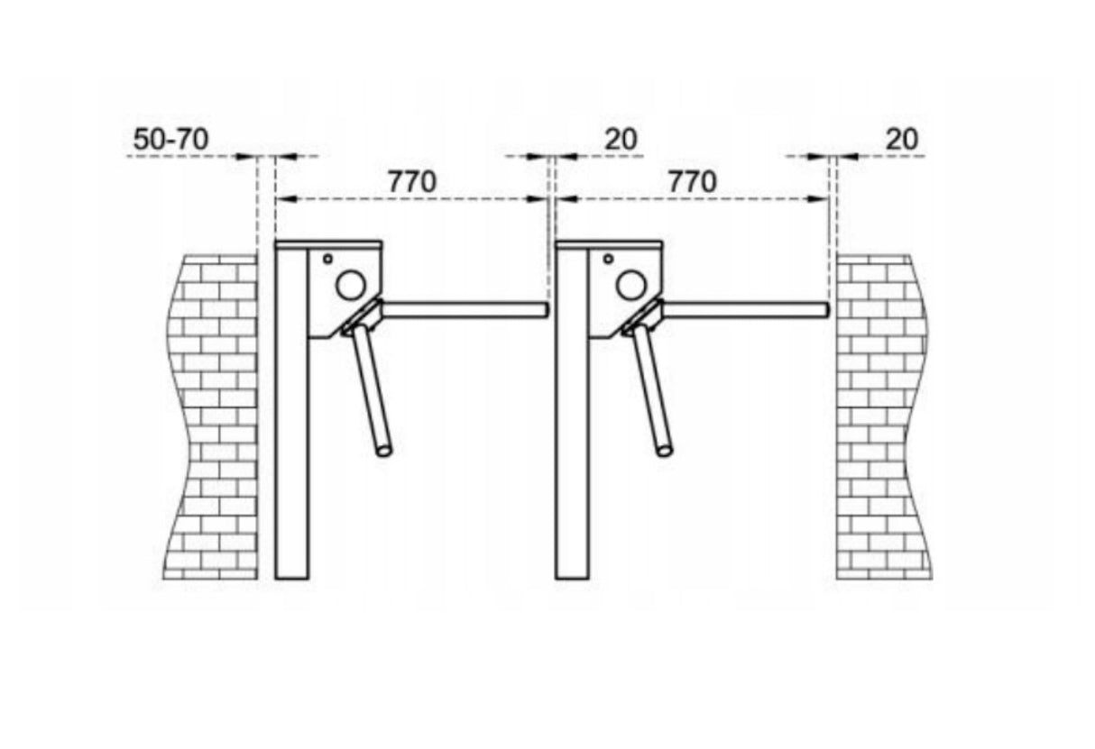 Samozamykacz Assa Abloy DC175 srebrny do drzwi 110cm maksymalna waga 80kg - DC175-EV1