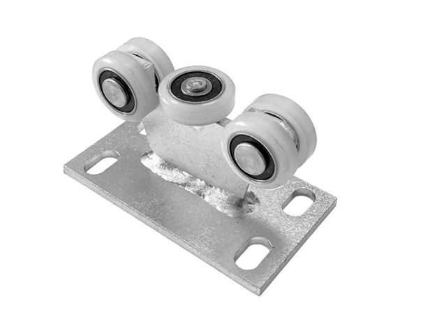 Zestaw do drzwi przesuwnych bramy samonośnej z rolkami profil 30x30 + 2 wózki 5t-30