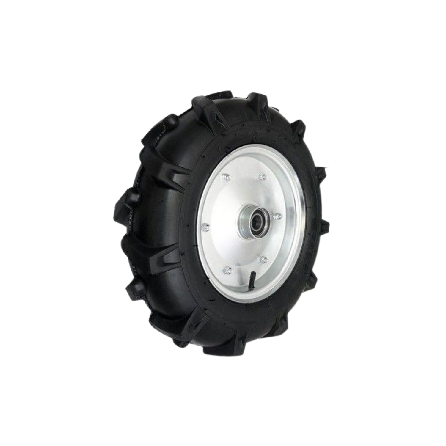 Koło pompowane fi 450mm do taczki, wózka solidne kółko z gumową oponą i dętką - 400X10TRŁ/25