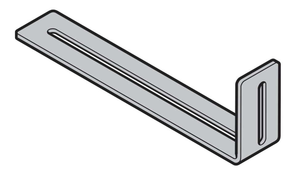 Kotwa ścienna szyny bieżnej bramy uchylnej 1934000