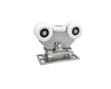 Wózek do bramy - 5 rolkowy, wahliwy (PROFIL 100x90x4mm) - WR-5T-100/90