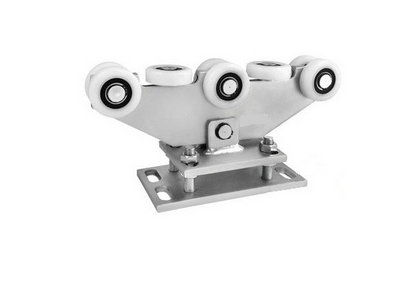 Wózek do bramy - 8 rolkowy, wahliwy (PROFIL 70x70x4mm) - WR-8T-70