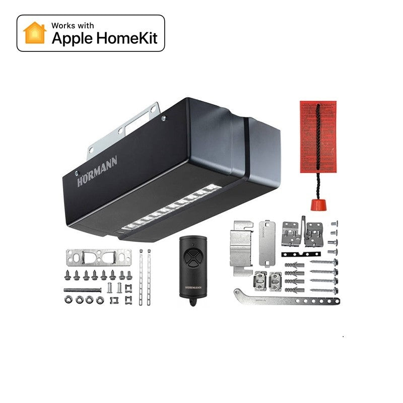 Opakowanie zestawu Hormann ProMatic 4 z oznaczeniem Apple HomeKit