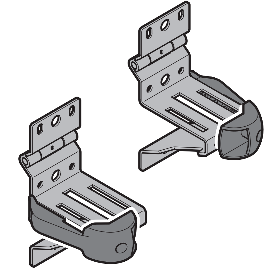 Wspornik rolki typ 6 Hormann 3095192, element z noskiem dystansowym liny
