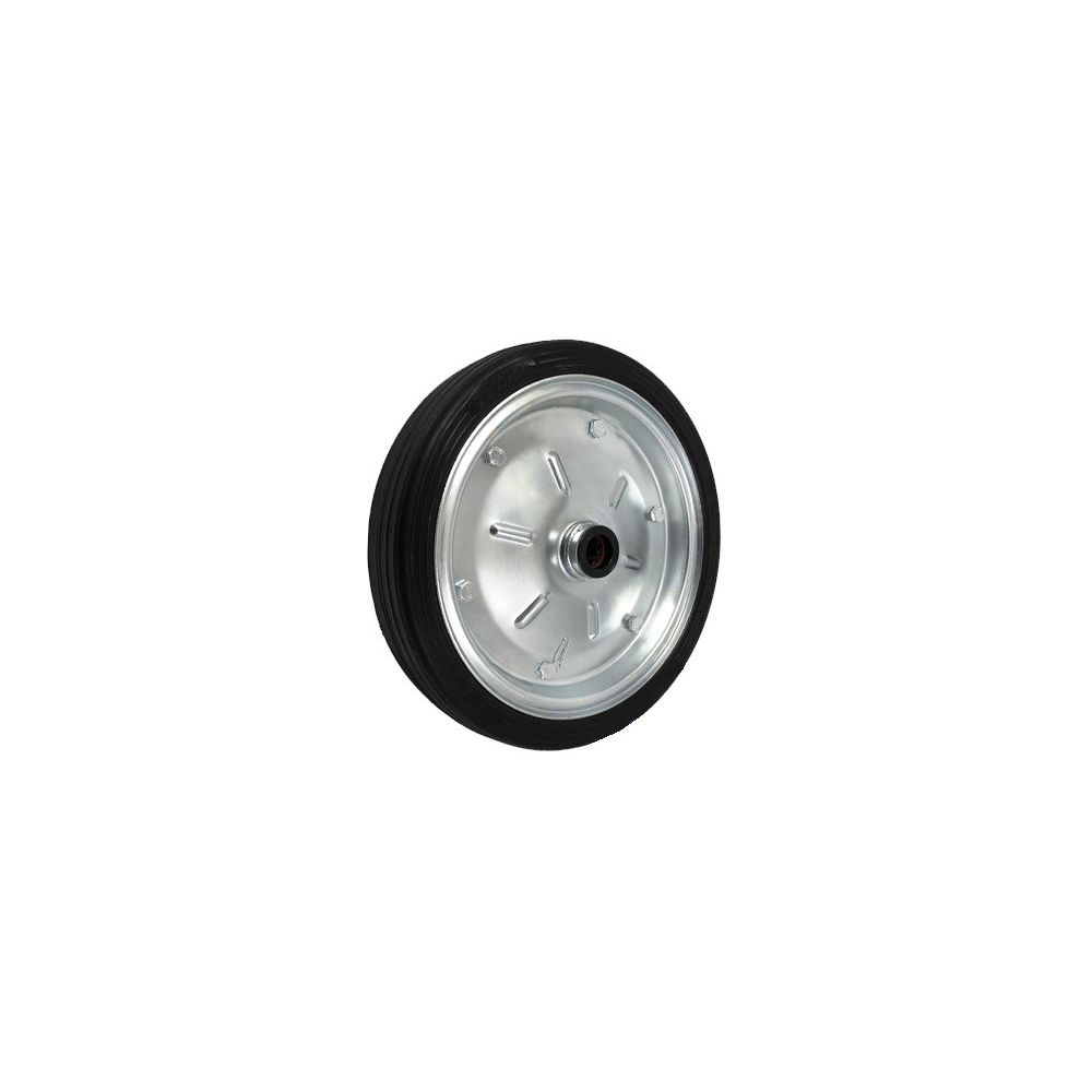 Koło transportowe fi 320mm metalowo gumowe łożysko wałeczkowe otwór 25mm - 320M