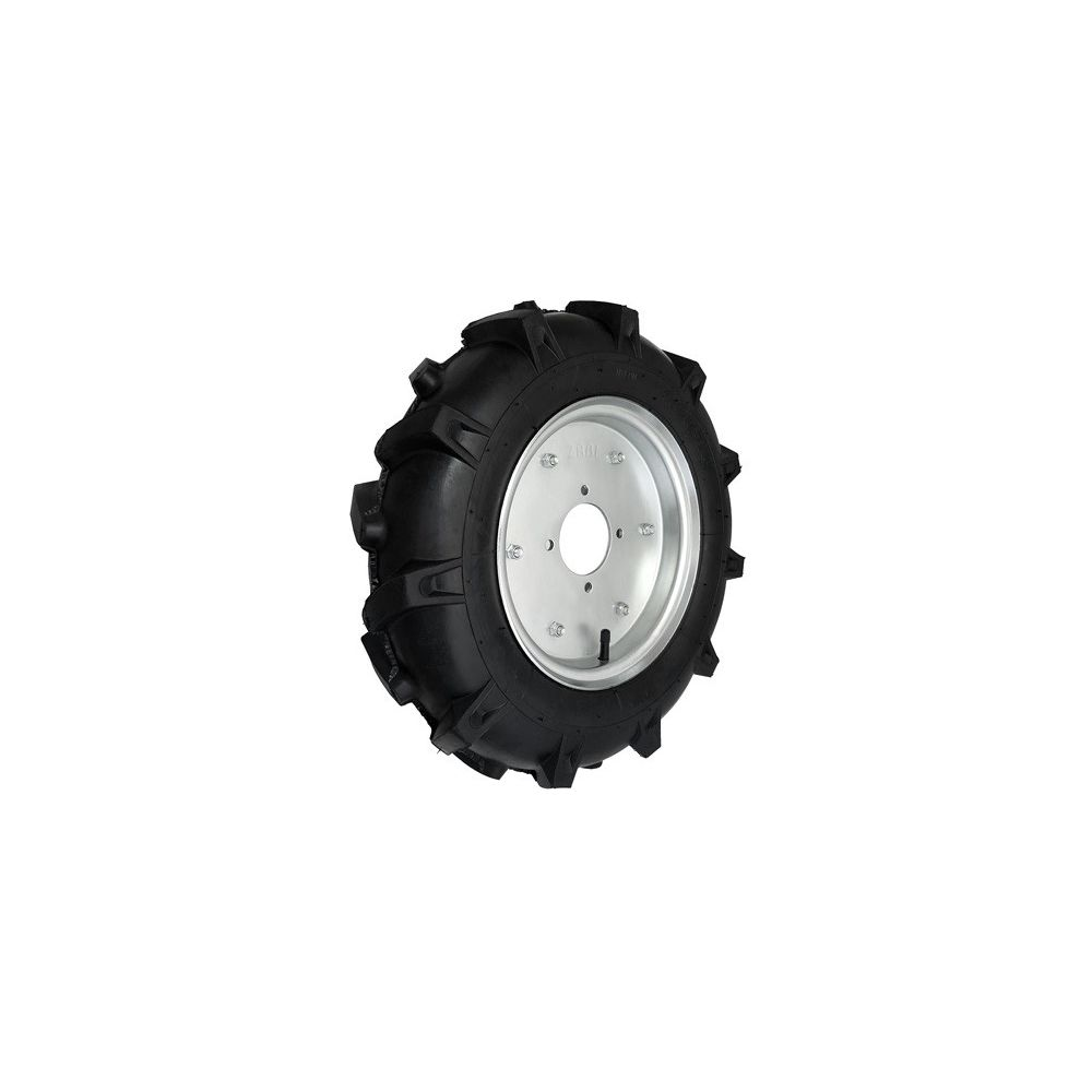 Koło pompowane fi 450mm do taczki, wózka solidne kółko z gumową oponą i dętką - 400X10TR