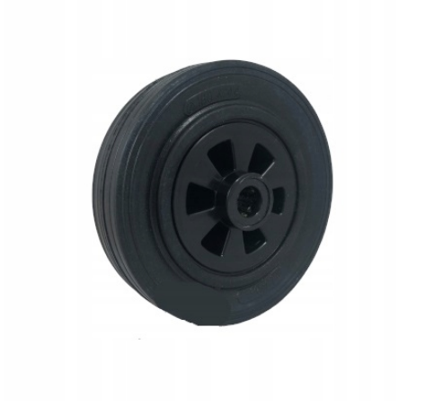 Koło tworzywowo-gumowe fi 180 mm ciche, nośne, do sprzętu transportowego i regałów 59T