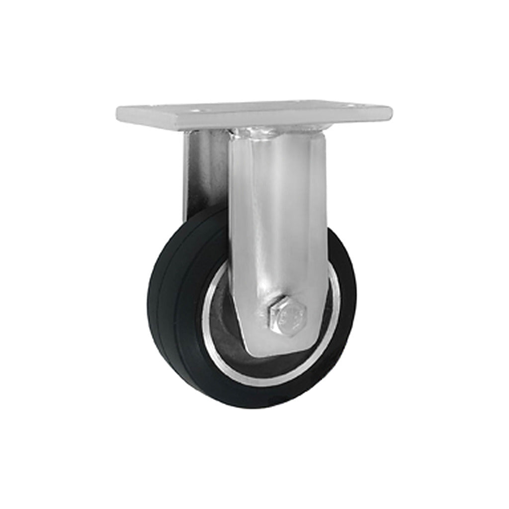 Koło aluminiowo-gumowe 100 mm w obudowie stałej spawanej A13GD