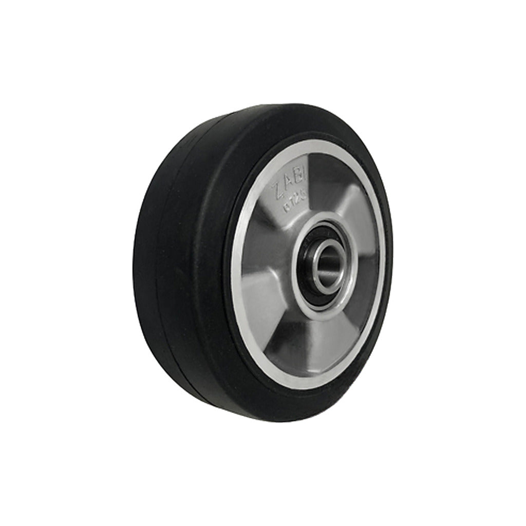 Koło aluminiowo-gumowe 125 mm otwór 10 mm A20G/10