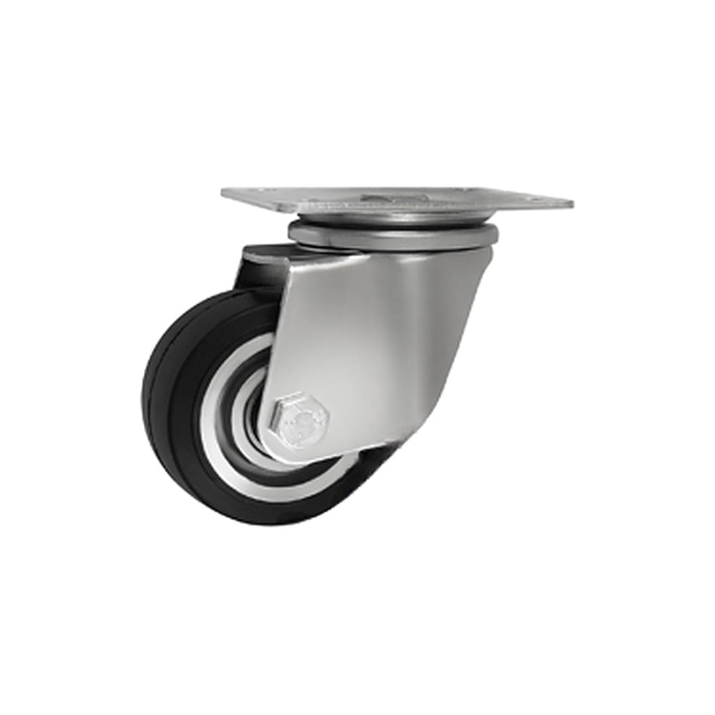Koło aluminiowo-gumowe 80 mm w obudowie skrętnej A3GW