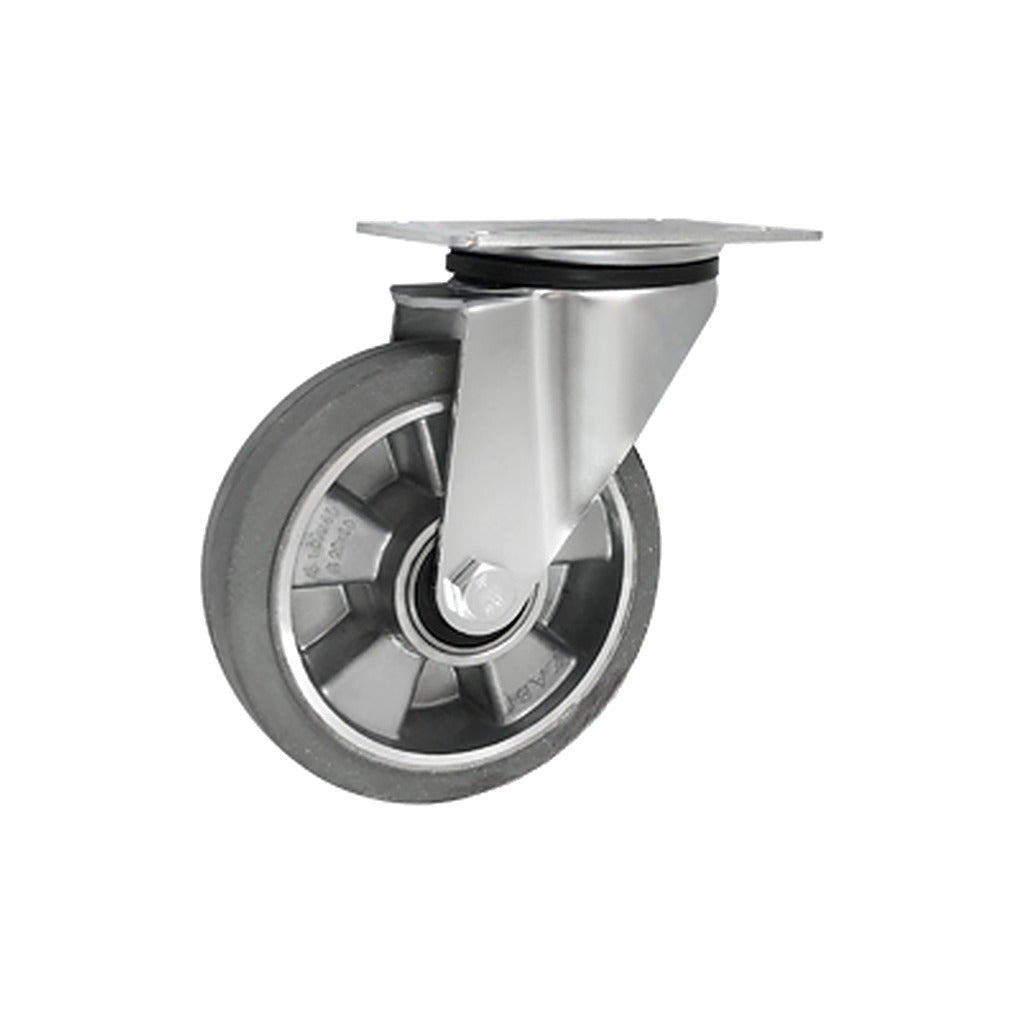 Koło aluminiowo-gumowe 160 mm w obudowie skrętnej A42GSW