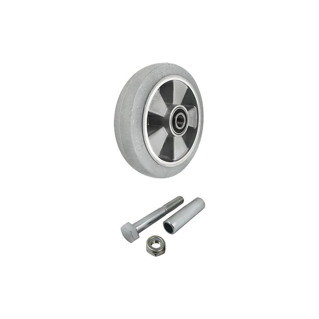 Koło aluminiowo-gumowe 200 mm z zestawem montażowym A61GS