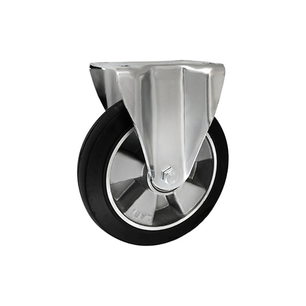 Koło aluminiowo-gumowe 200 mm w obudowie stałej A63G