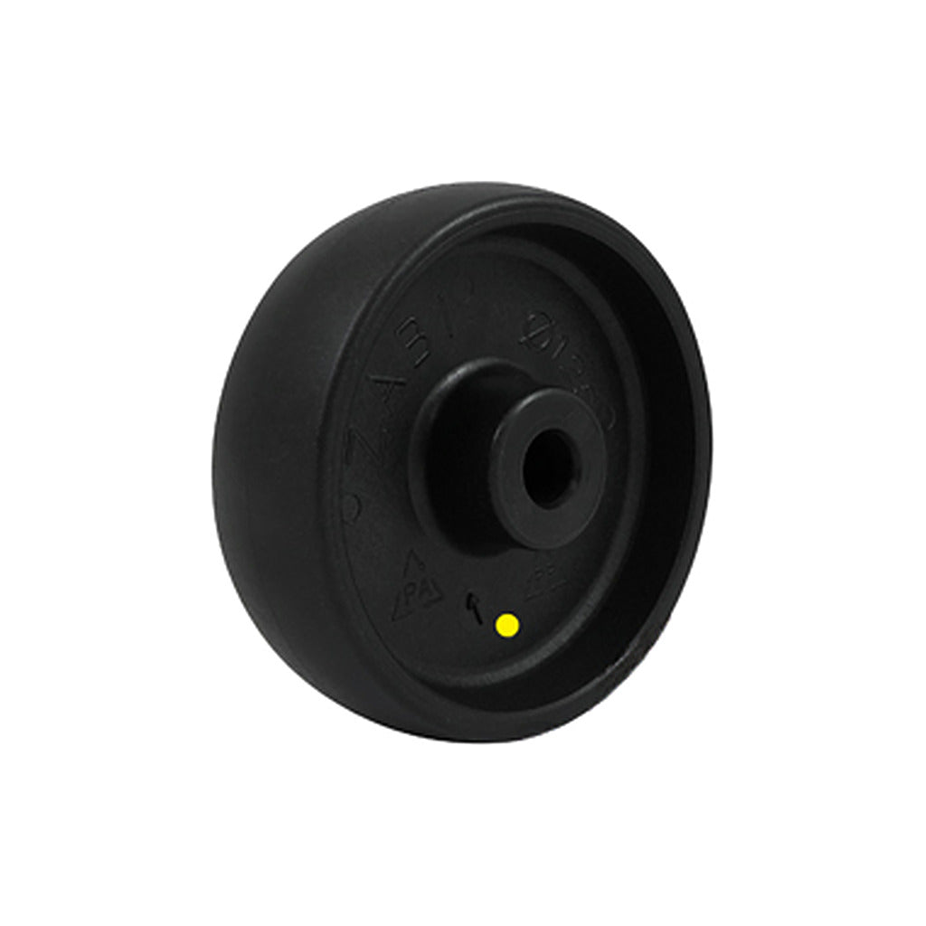 Koło elektrostatyczne poliamidowe 125 mm otwór 15 mm 29B/15-AS