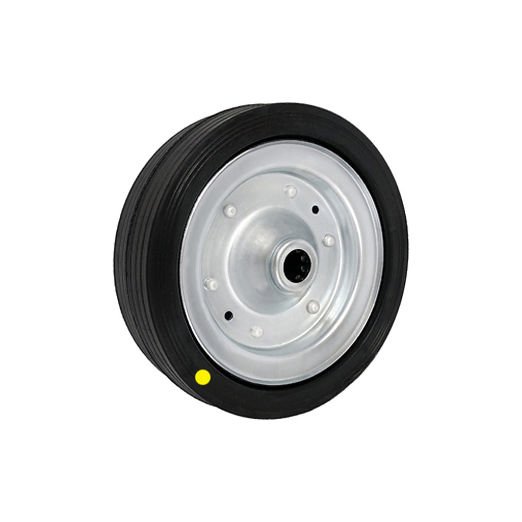 Koło elektrostatyczne metalowo-gumowe 200 mm otwór 20 mm 60F-AS