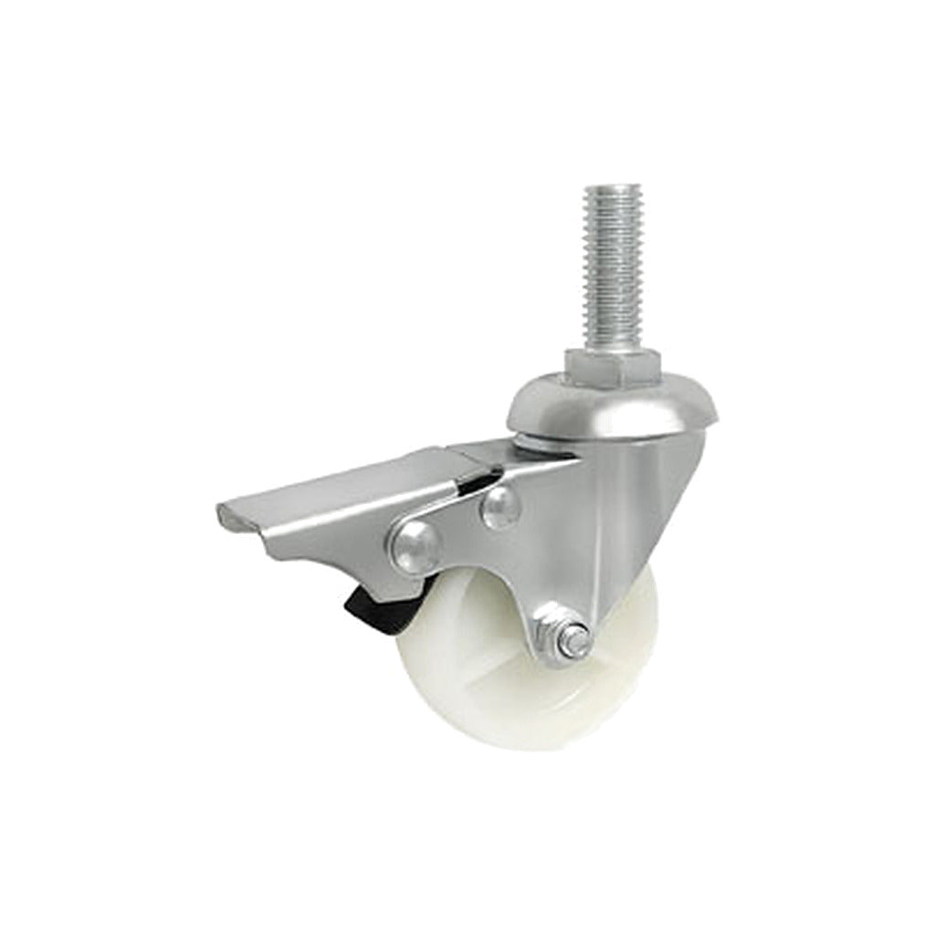Koło meblowe 50 mm w obudowie z trzpieniem M12x30 i hamulcem M54BH*M12