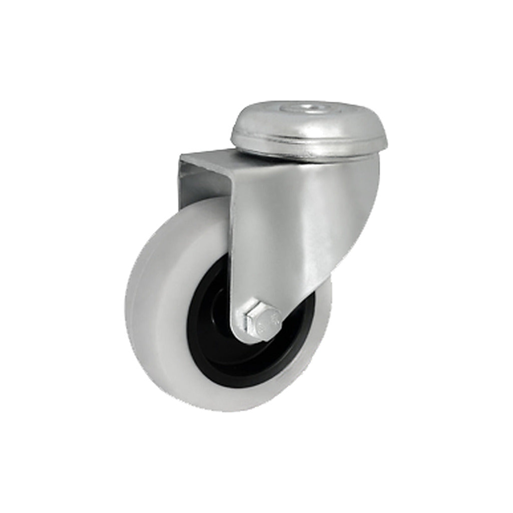 Koło meblowe 64 mm w obudowie skrętnej z otworem M67T