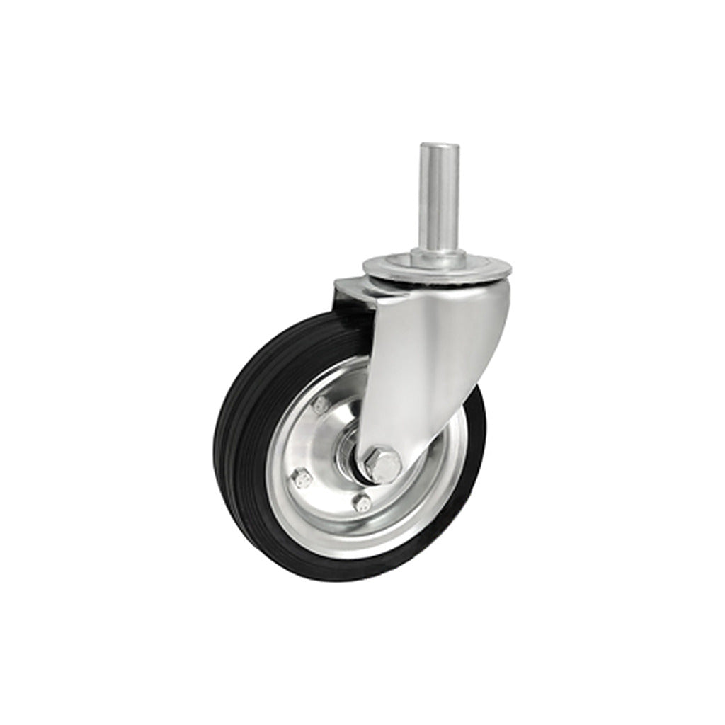 Koło metalowo-gumowe 160 mm w obudowie z trzpieniem ø27x65 44N*27