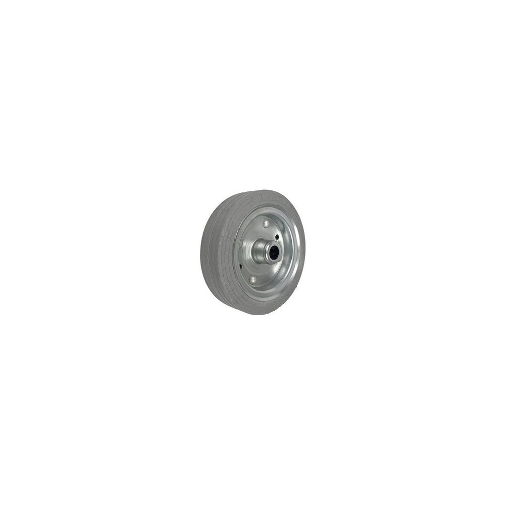 Koło transportowe fi 140mm metalowo gumowe łożysko wałeczkowe otwór 15mm - 30S