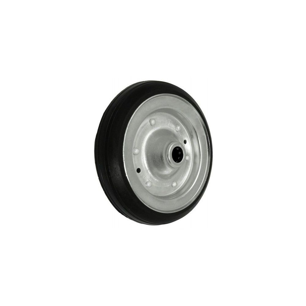 Koło transportowe fi 200mm metalowo gumowe łożysko wałeczkowe otwór 20mm - 60R