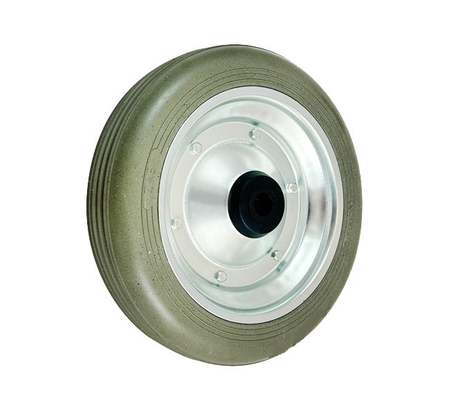 Koło transportowe fi 300mm metalowo gumowe łożysko wałeczkowe otwór 20mm - 100S