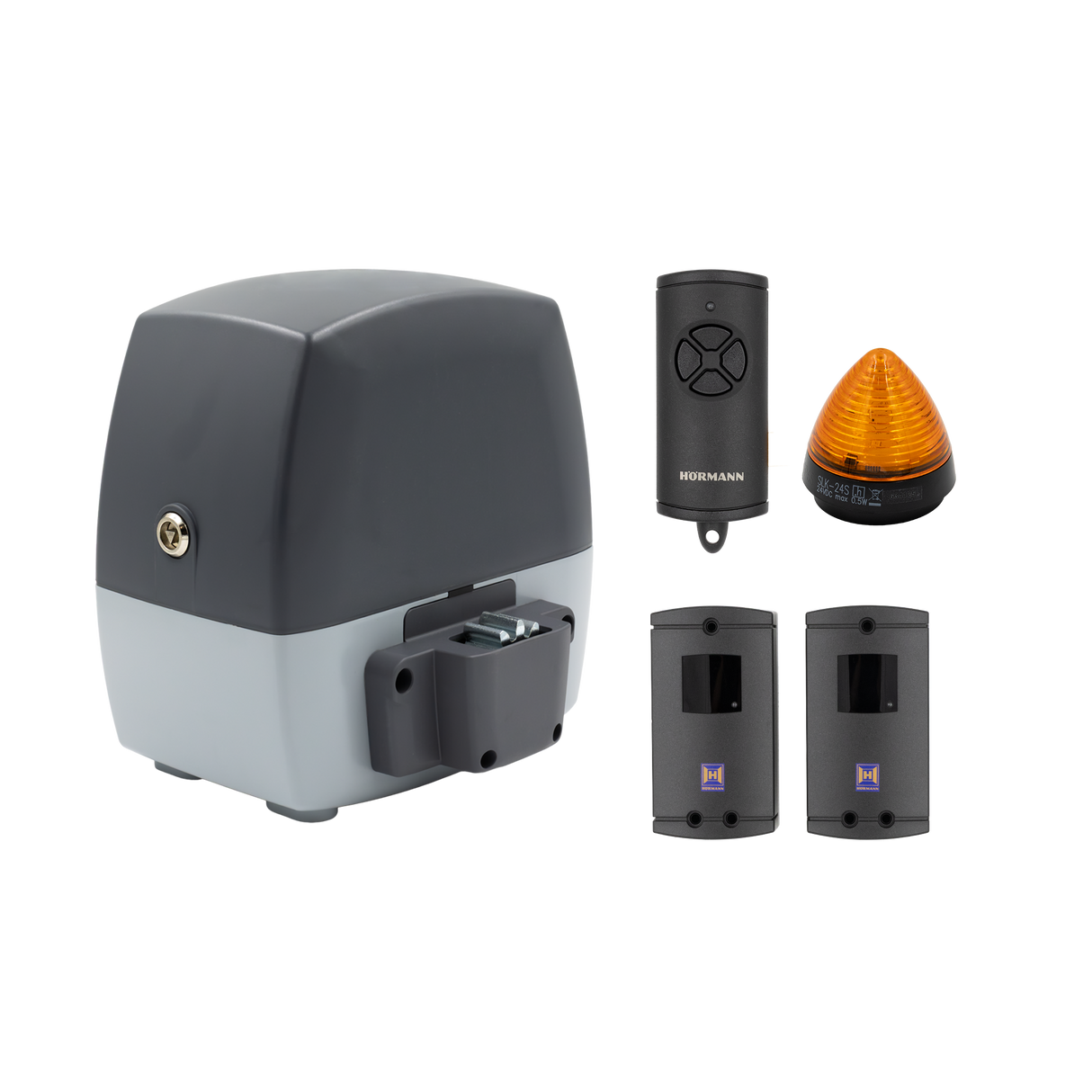 NAPĘD HORMANN LineaMatic do bramy przesuwnej 8m 500kg + fotokomórki z lampką + 1 pilot