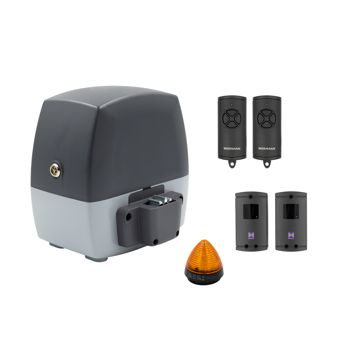 NAPĘD HORMANN LineaMatic do bramy przesuwnej 8m 500kg + fotokomórki z lampką + 2 piloty