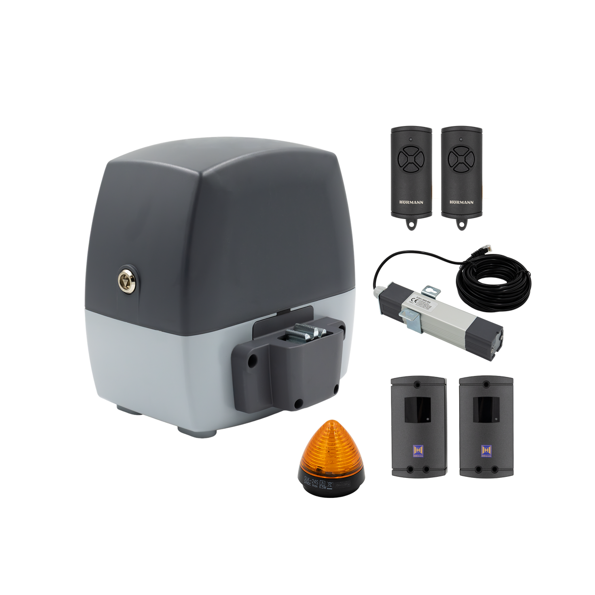 NAPĘD HORMANN LineaMatic H do bramy przesuwnej 10m 800kg + fotokomórki z lampką + 2 piloty