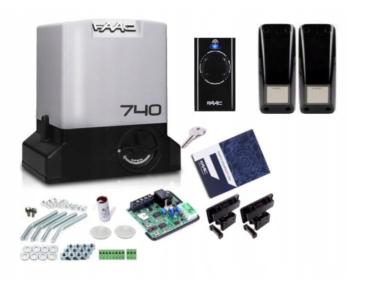 Napęd do bram przesuwnych FAAC 740 DELTA 2 500kg 14m